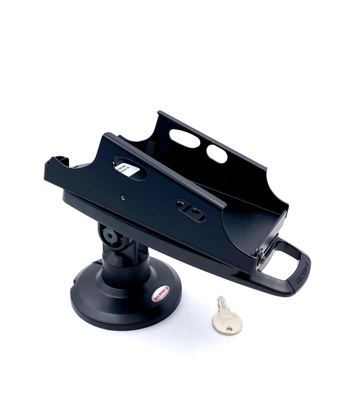 PAX A920/A920 Pro stand, havis 3" key locking compact pole mount with metal plate (fits a920)