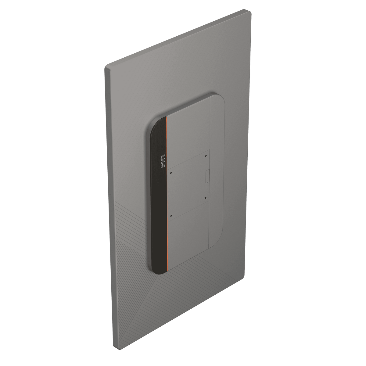 Side view of SUNMI FLEX 3 27 inch POS with modern gray finish