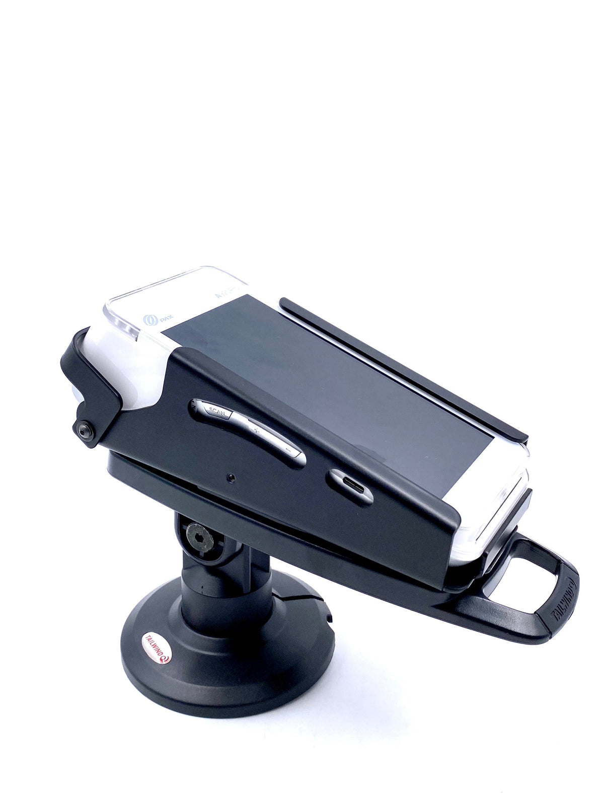 PAX A920/A920 Pro stand, havis 3" compact pole mount with metal plate (fits a920 pro), view 4