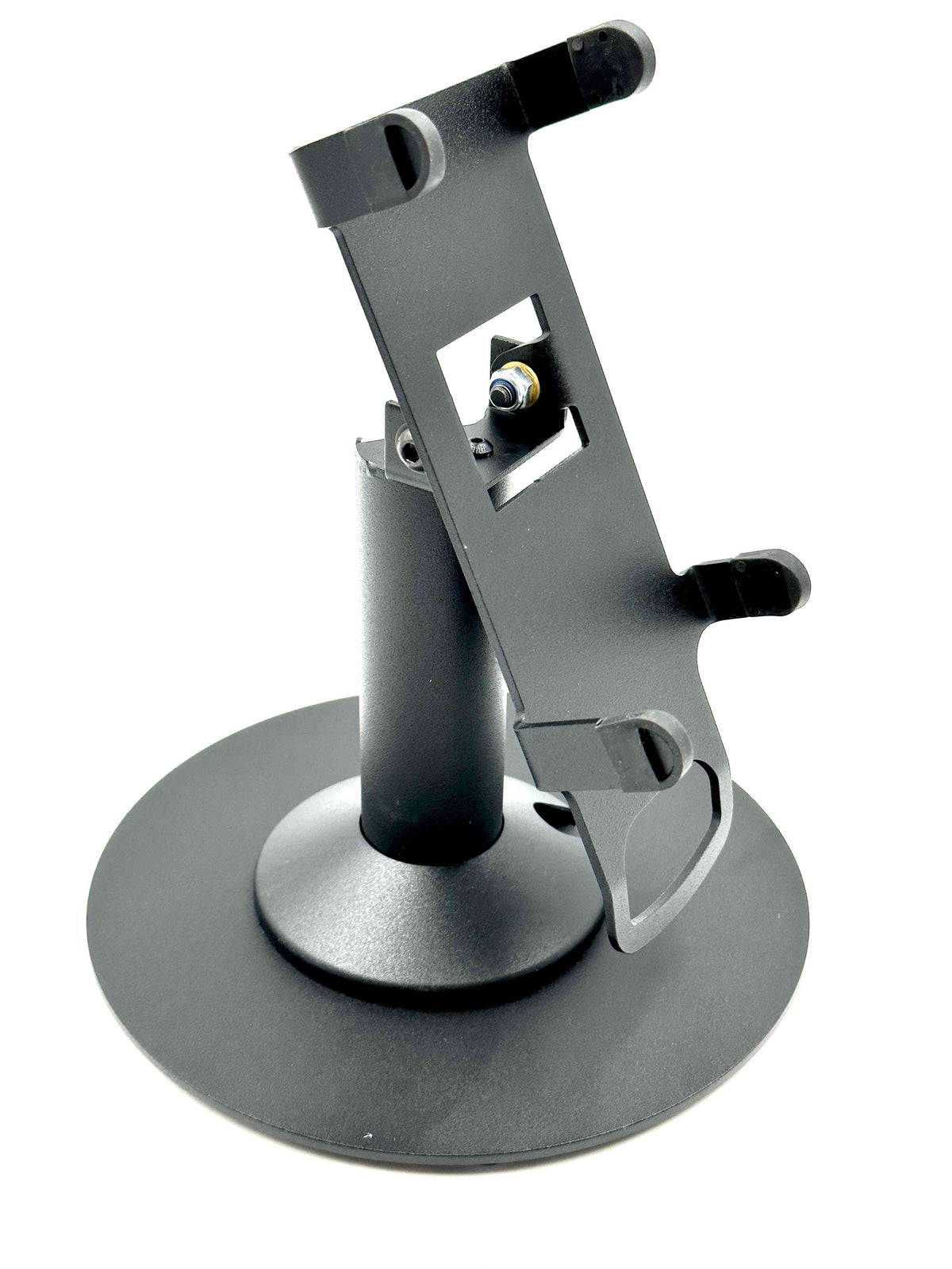 Verifone T650C stand, freestanding swivel & tilt with round plate, view 3