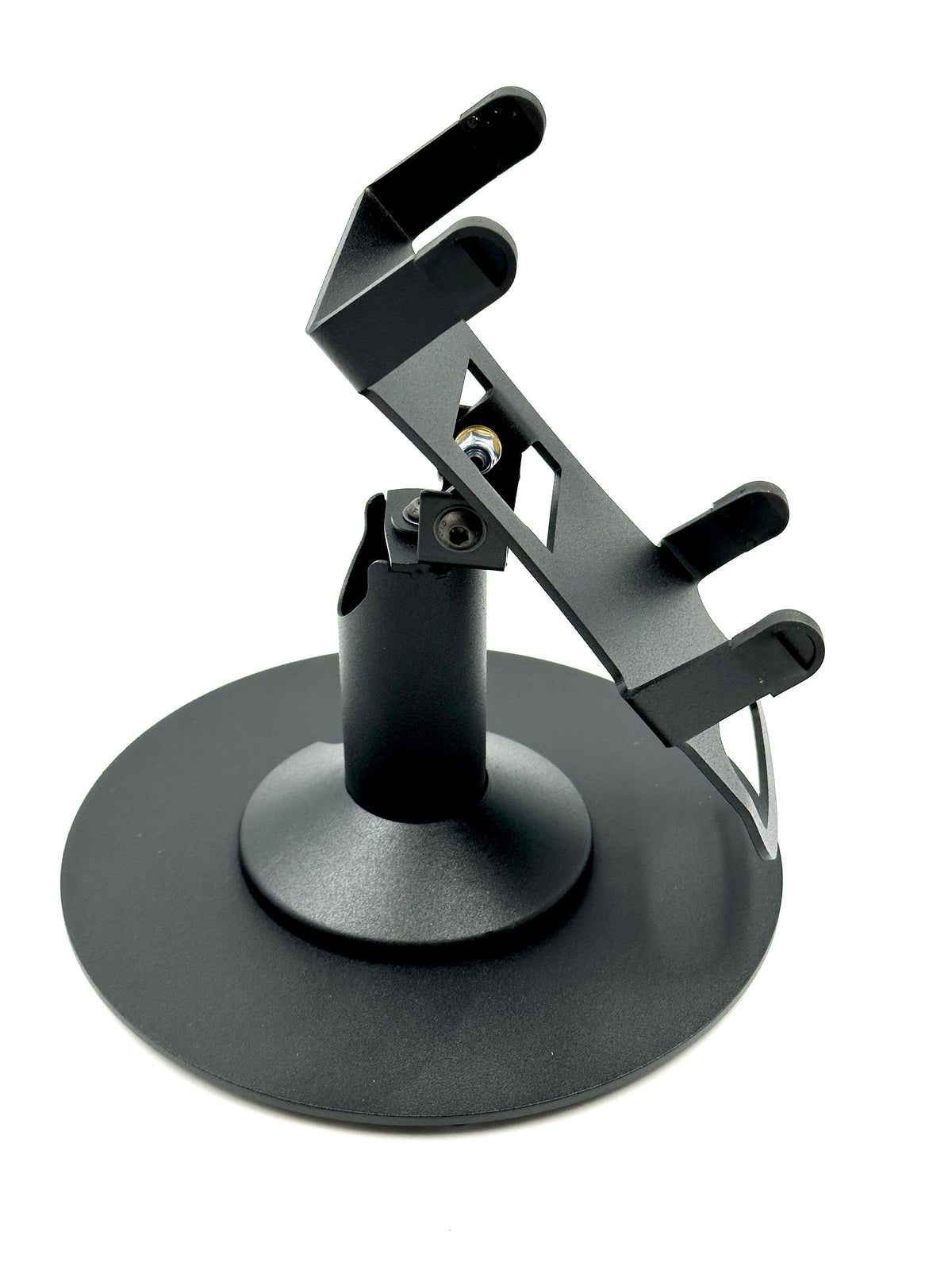 PAX A80 stand, low freestanding swivel & tilt with round plate, view 2