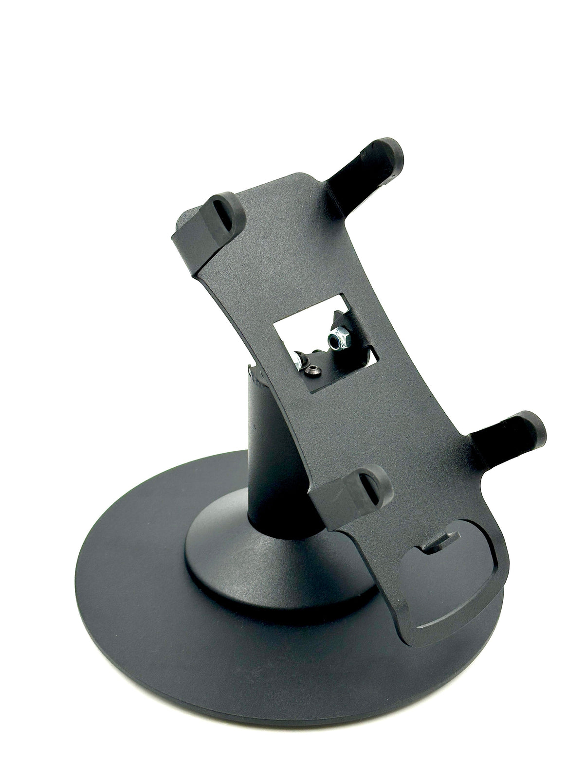 Verifone Vx520 stand, low swivel & tilt freestanding with round plate