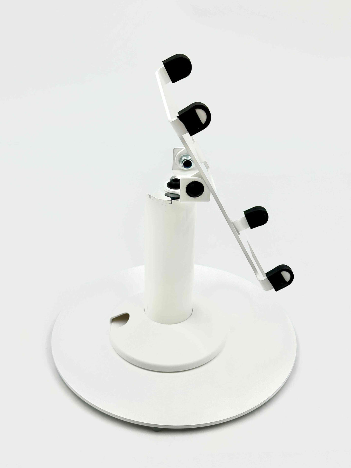 PAX A60 stand, freestanding swivel & tilt with round plate (white), view 2