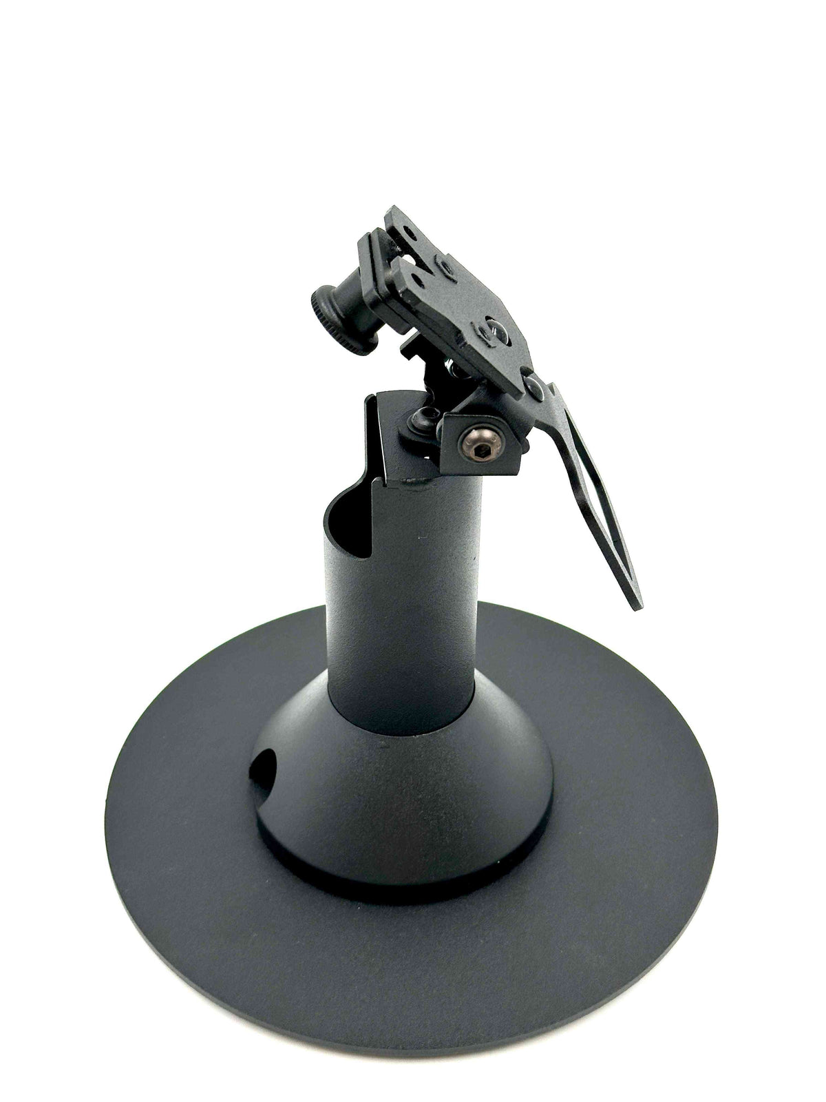 Ingenico Desk 3000 stand, freestanding swivel & tilt metal with round plate, view 2