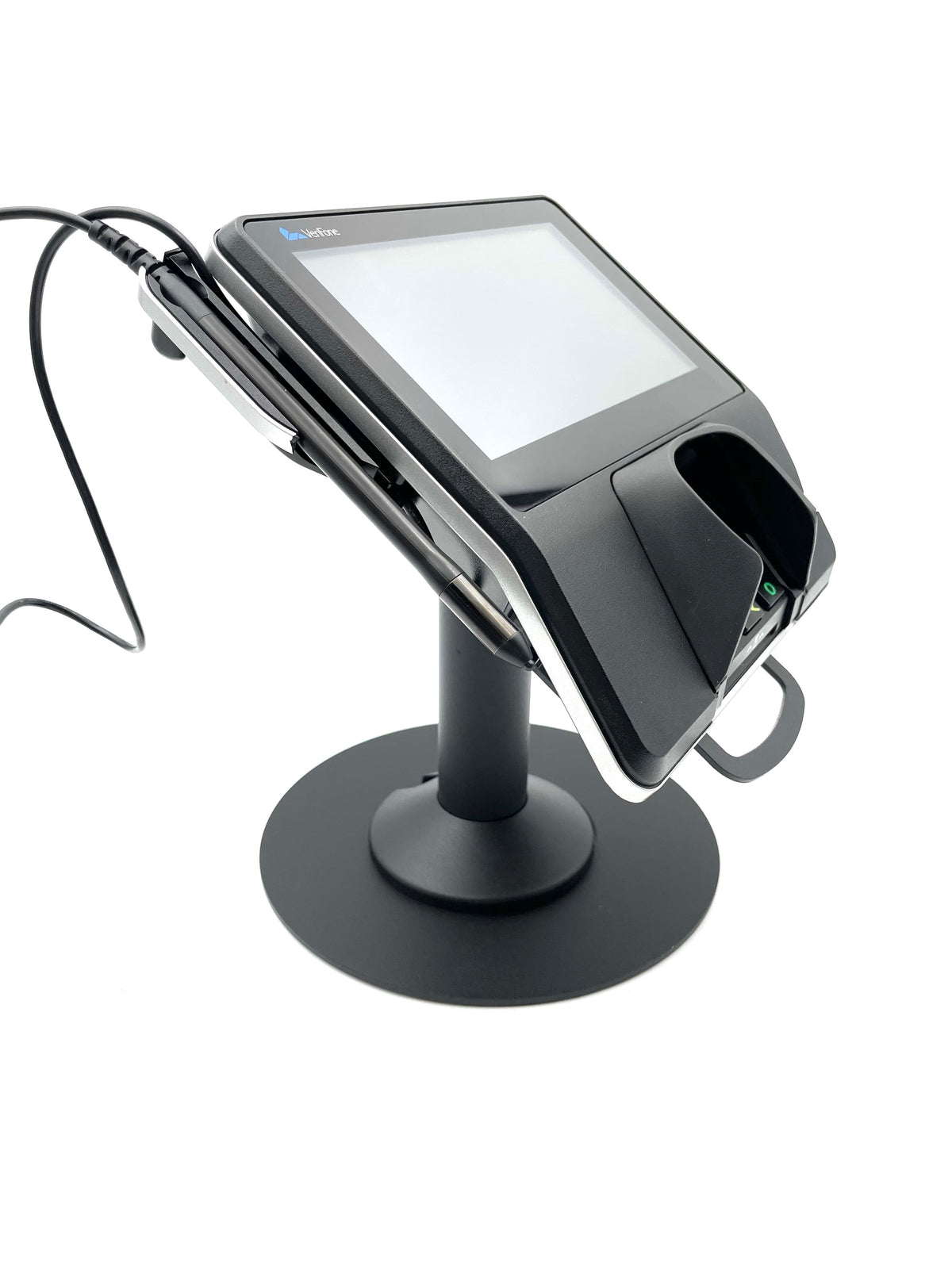 Verifone MX915/MX925/M400/M440 stand, freestanding swivel & tilt with round plate (fits mx915/mx925), view 4