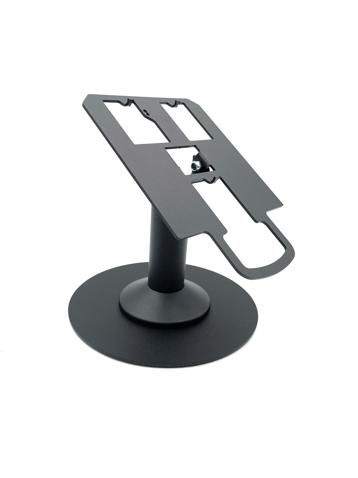 Verifone MX915/MX925/M400/M440 stand, freestanding swivel & tilt with round plate (fits mx915/mx925)