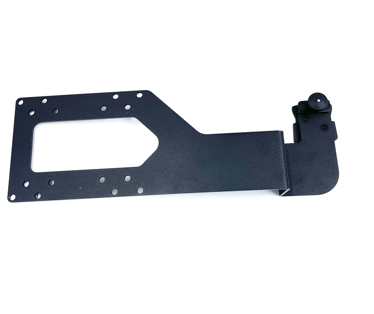 Ingenico Lane 3000/3600/5000/7000/8000 stand, vesa lift mount for 15" - 17" monitor with short s bracket - left mounting (fits lane 3000/5000), view 2