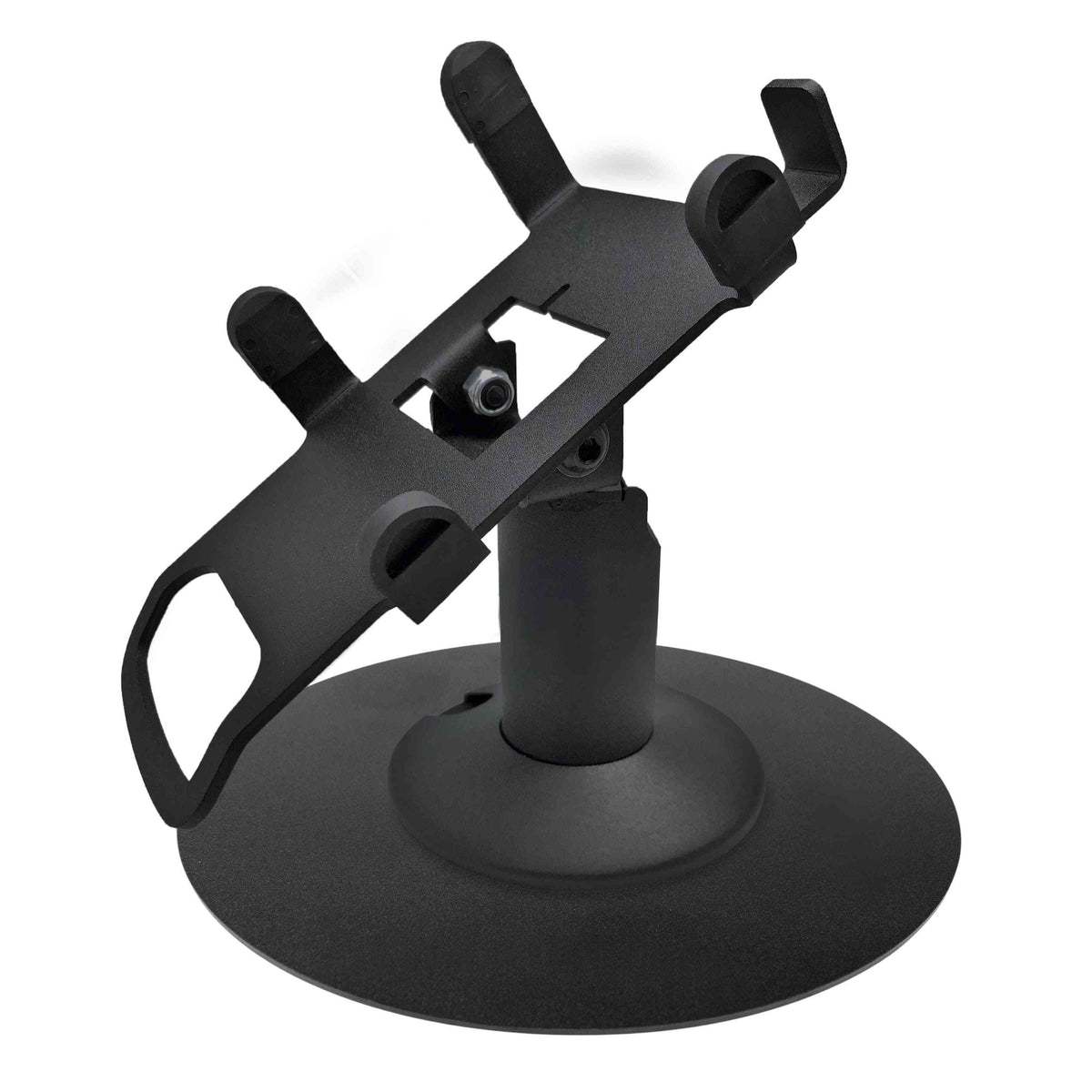 Castles VEGA3000 stand, low freestanding swivel & tilt with round plate (fits vega3000 pin pad)