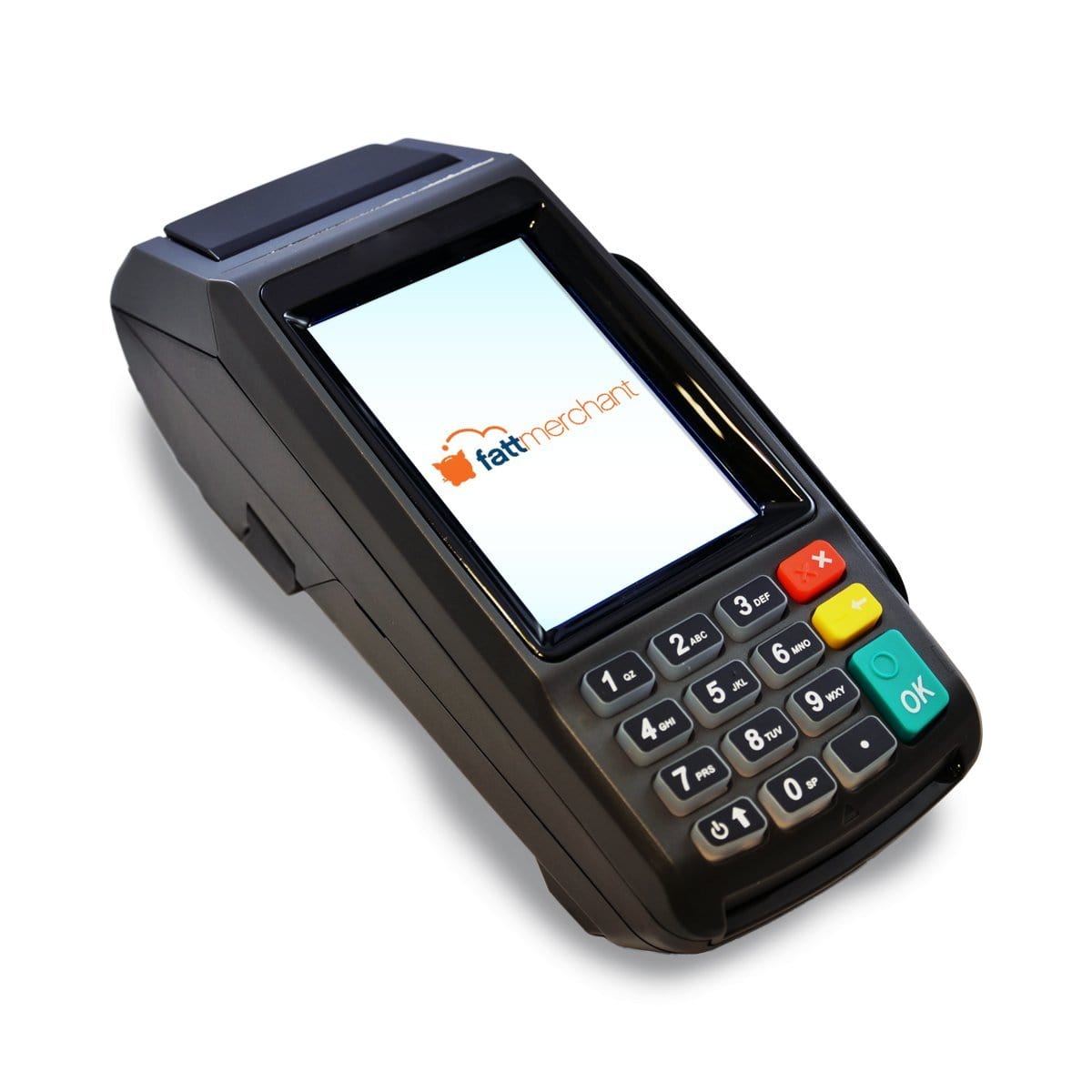 Dejavoo Z11 EMV contactless credit card terminal on countertop