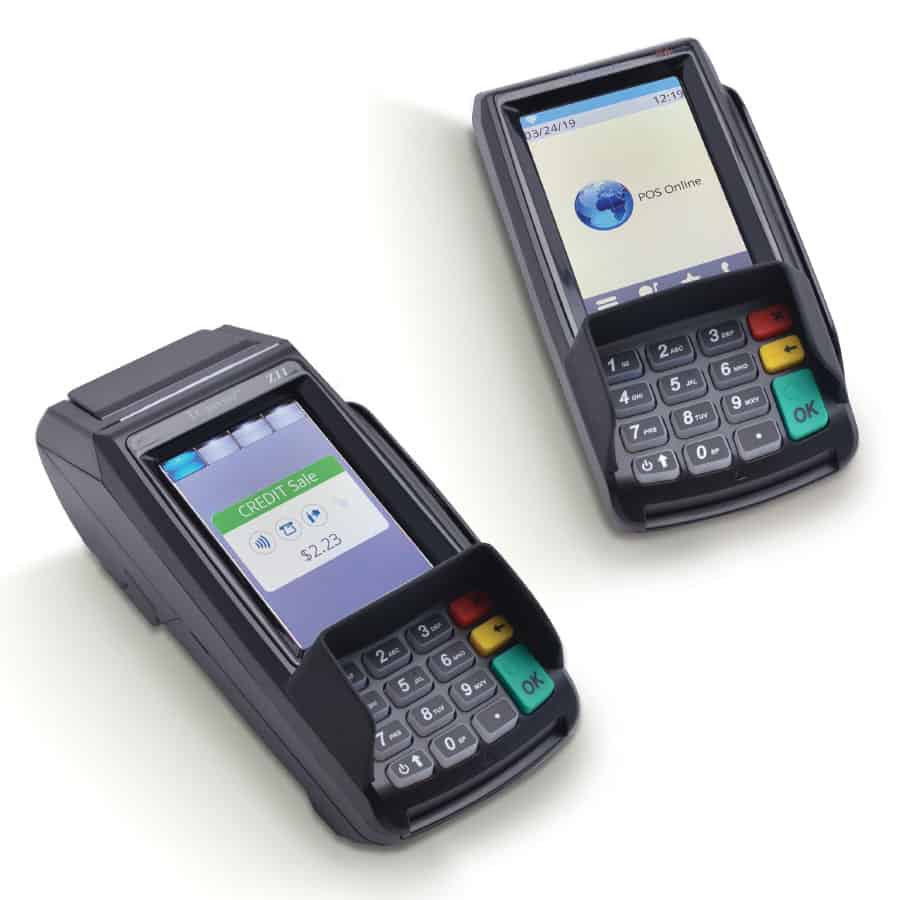 Dejavoo Z6 EMV CTLS Pin Pad with contactless payment screen