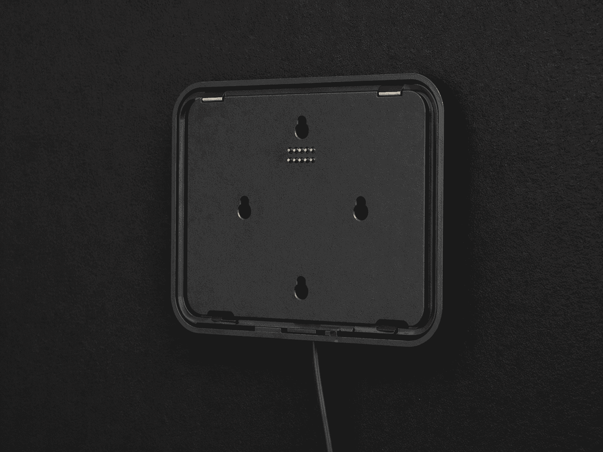 Back view of SUNMI CPad Mount Adapter with cable connection