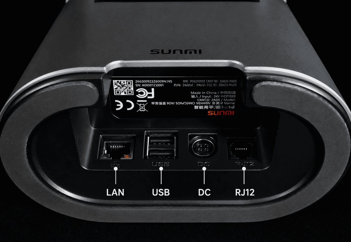 SUNMI CPad Multi-Function Pivoting Base - detail view