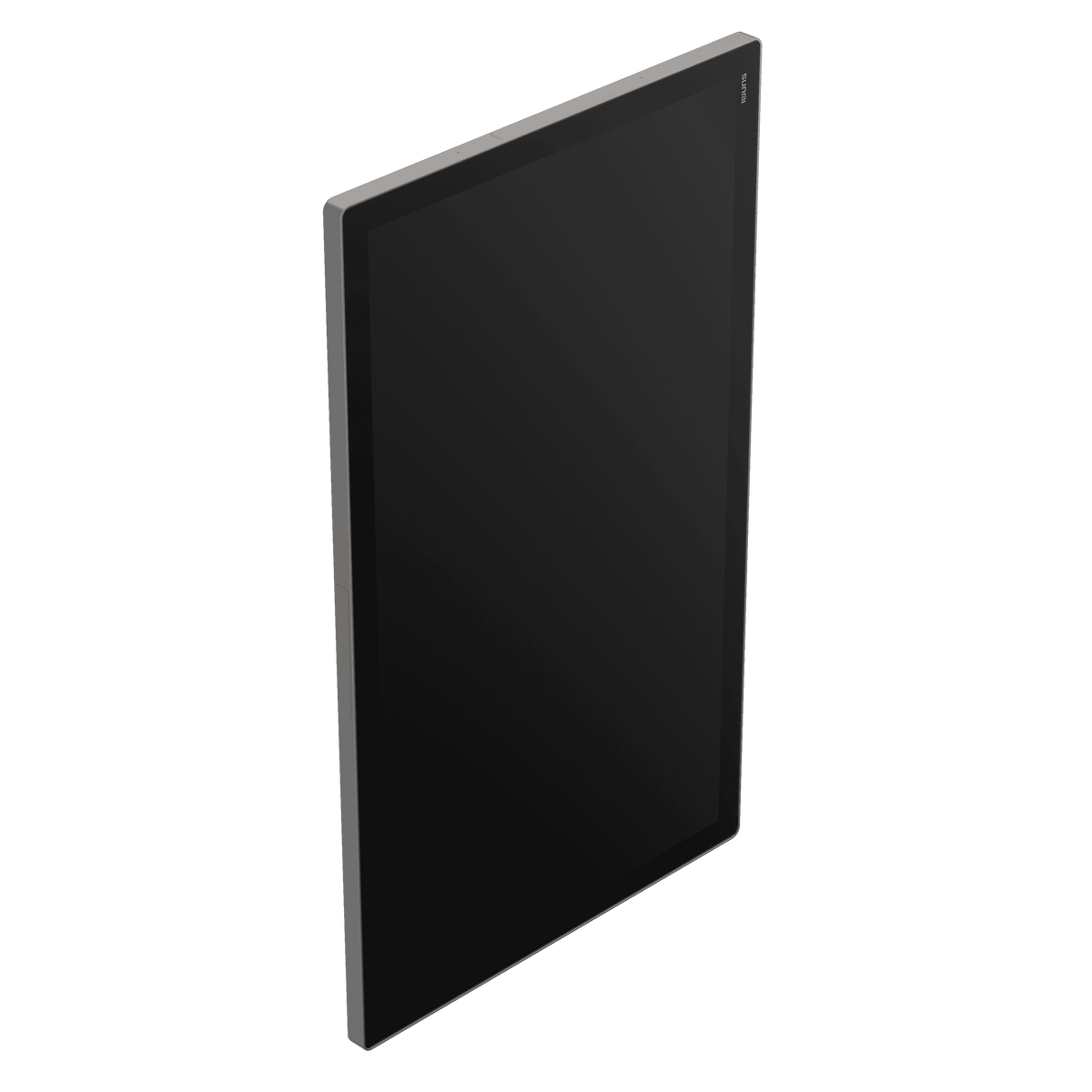 Slim POS device with touchscreen interface