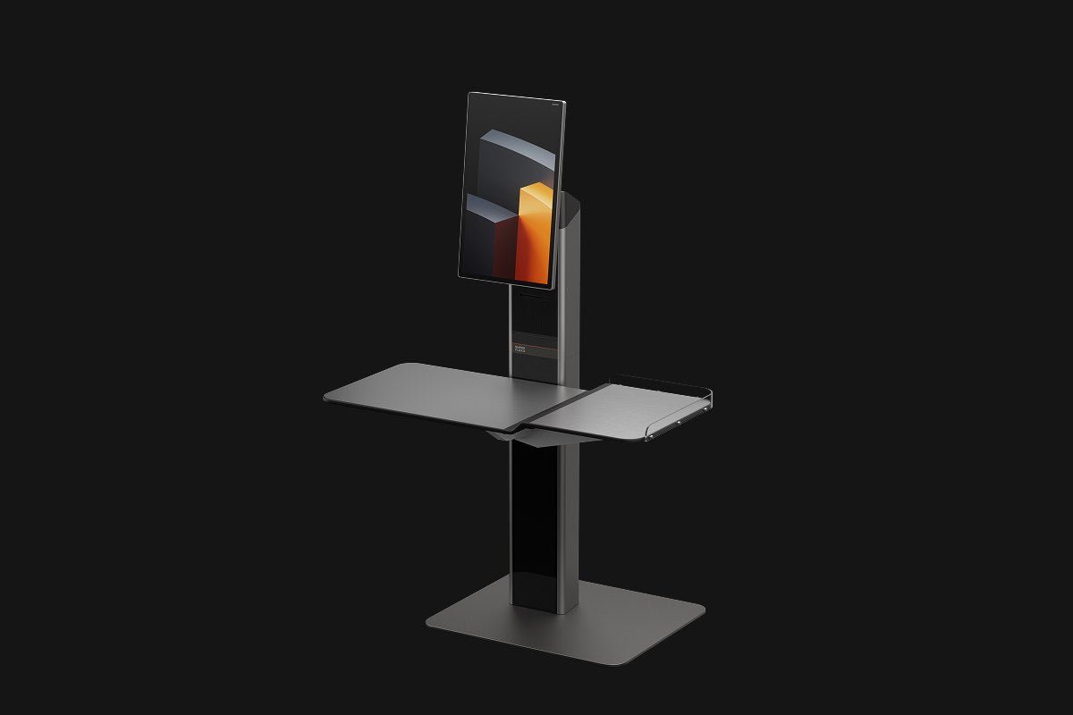 SUNMI FLEX 3 Retail Floor Stand with Printer, Scanner and Table - Allstar Terminals