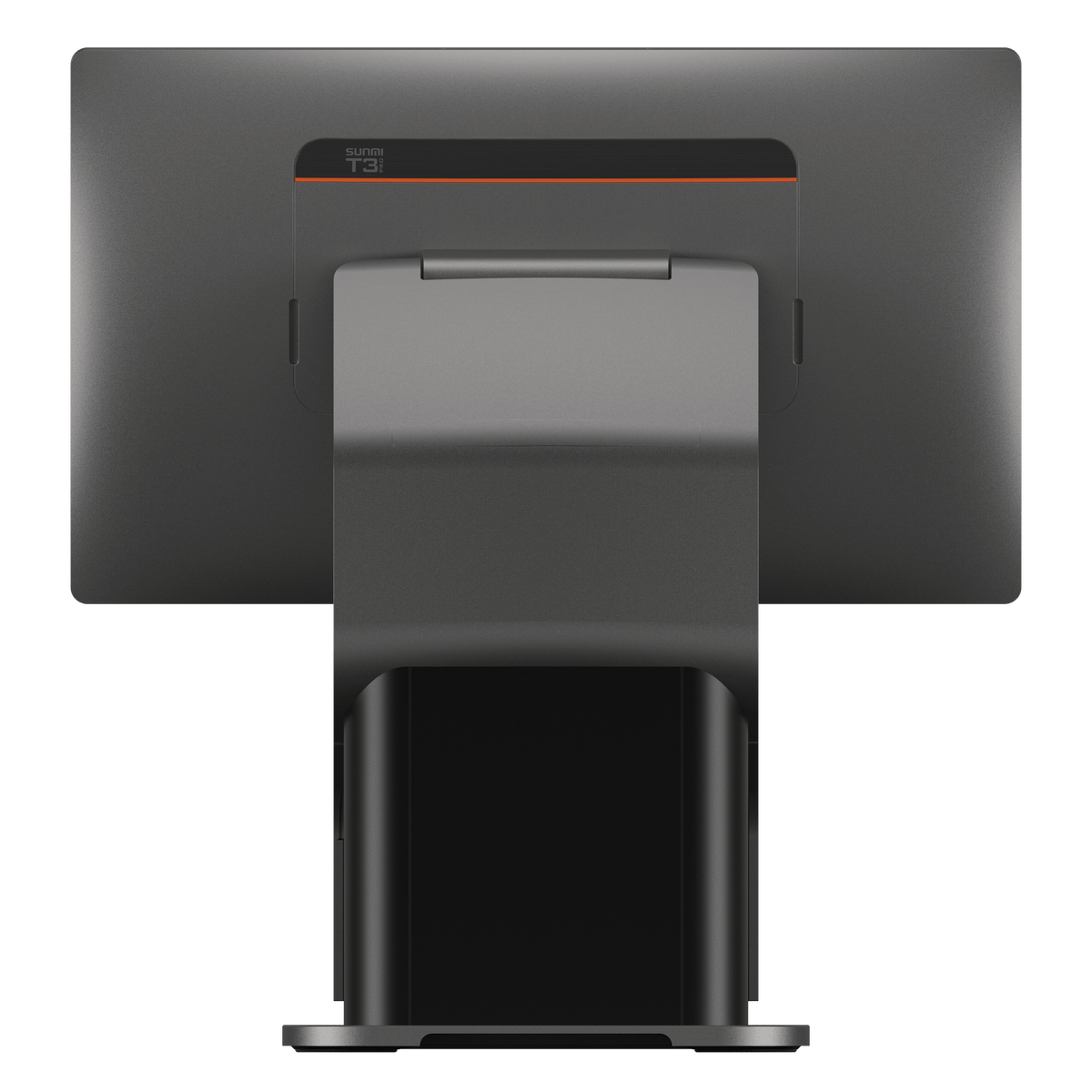 Side view of SUNMI T3 PRO MAX showing slim profile and connectivity ports