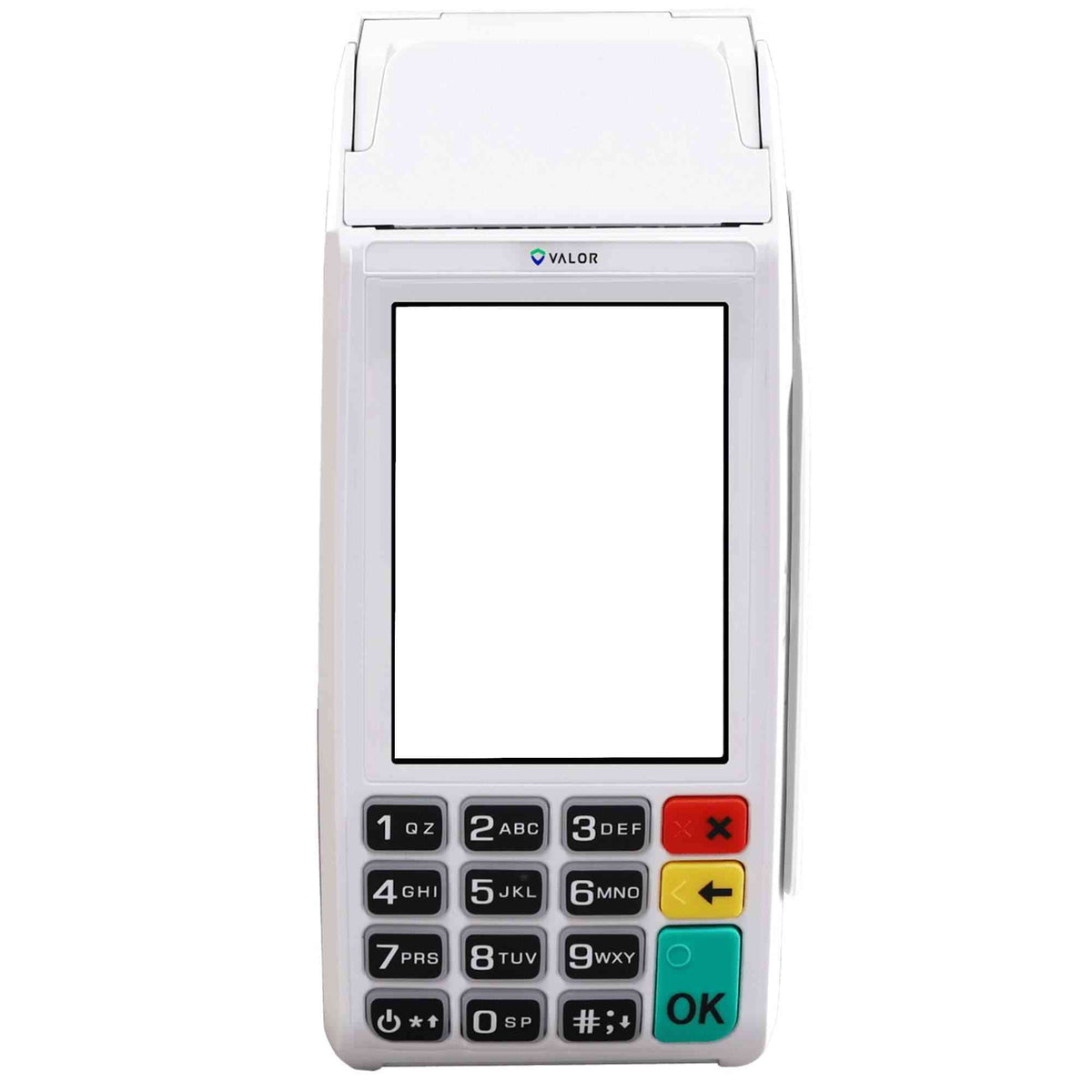 Wireless payment terminal with keypad and display