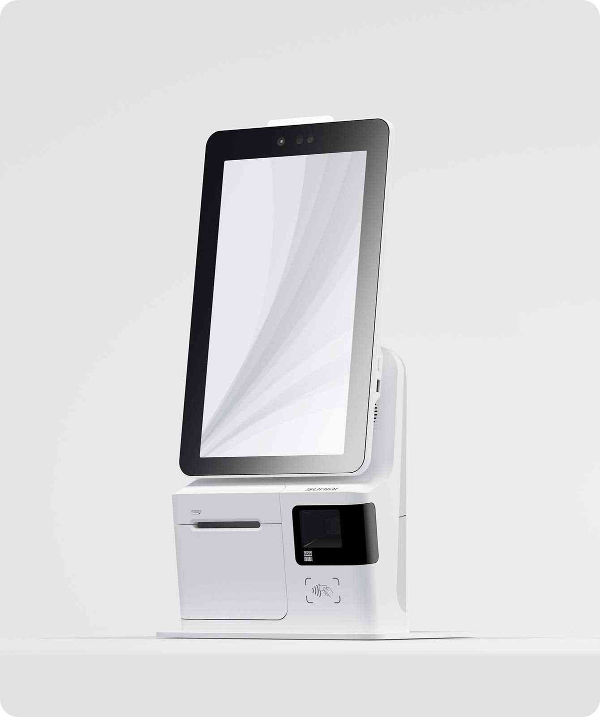 Sunmi K2 Mini Kiosk with multiple users shopping