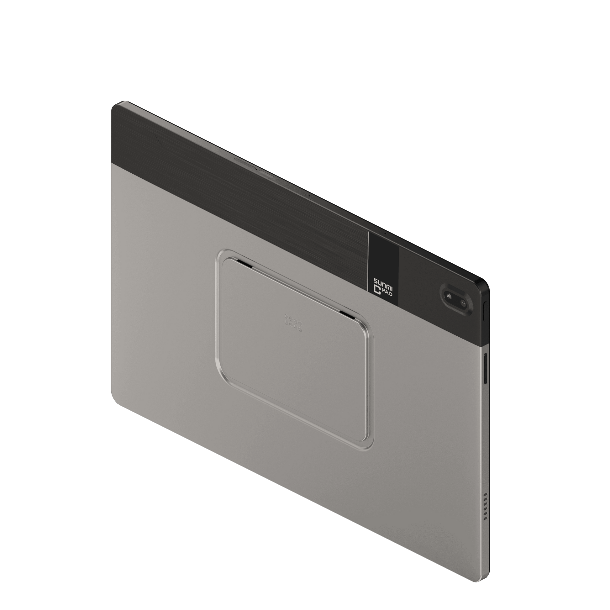 SUNMI CPad 14 back panel with textured finish and branding