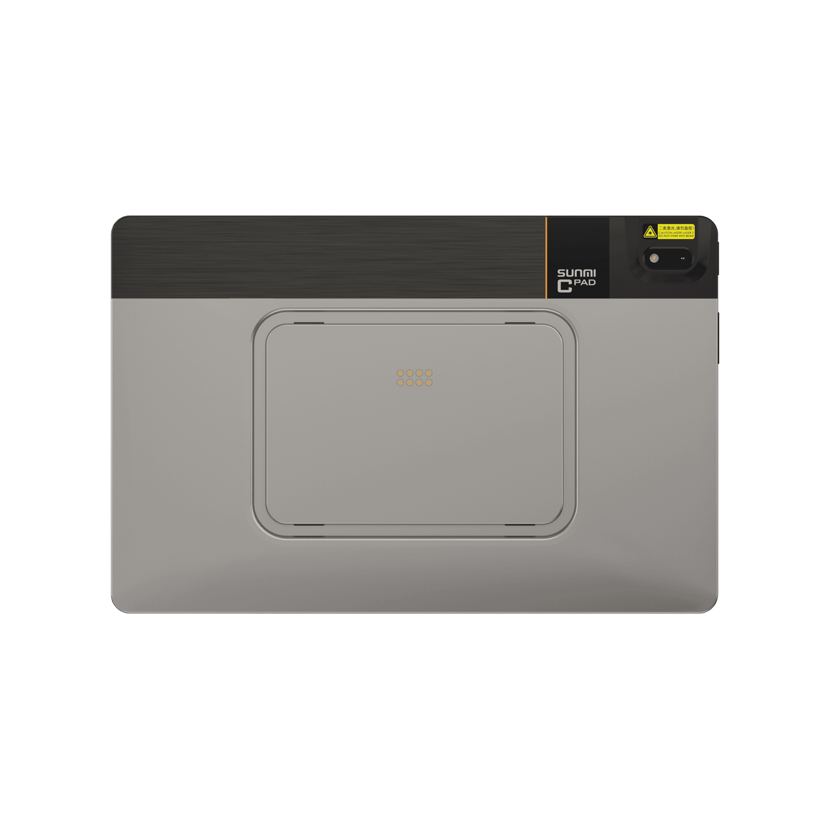Close-up of SUNMI CPad 11 tablet with NFC and fingerprint sensor