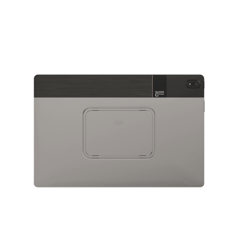 Side view of SUNMI CPad 14 with sleek black design and slim profile