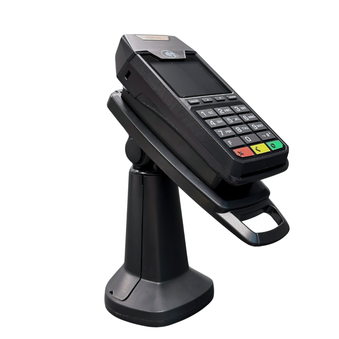 Ingenico Lane 3000/3600/5000/7000/8000 stand, havis 7" key locking pole mount (fits lane 3600), view 2