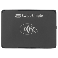 CardFlight SwipeSimple B350 card reader, front view with contactless symbol
