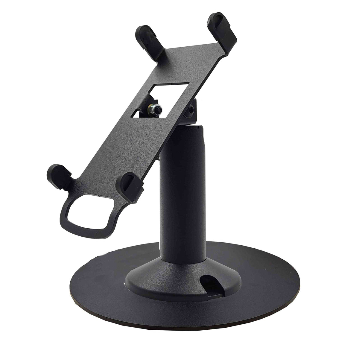 Nexgo N5 stand, freestanding swivel & tilt with round plate, view 2