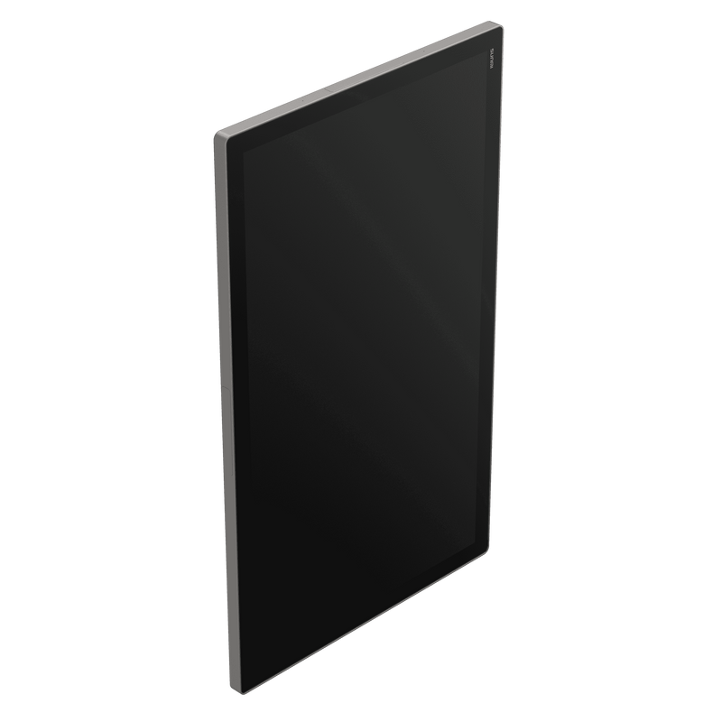 Rear view of SUNMI FLEX 3 27 inch retail POS with ports and branding