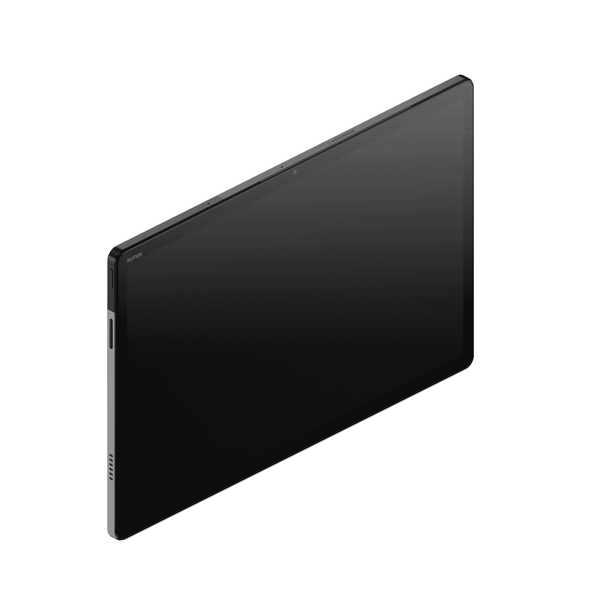 SUNMI CPad 14 side view highlighting sleek design and ports