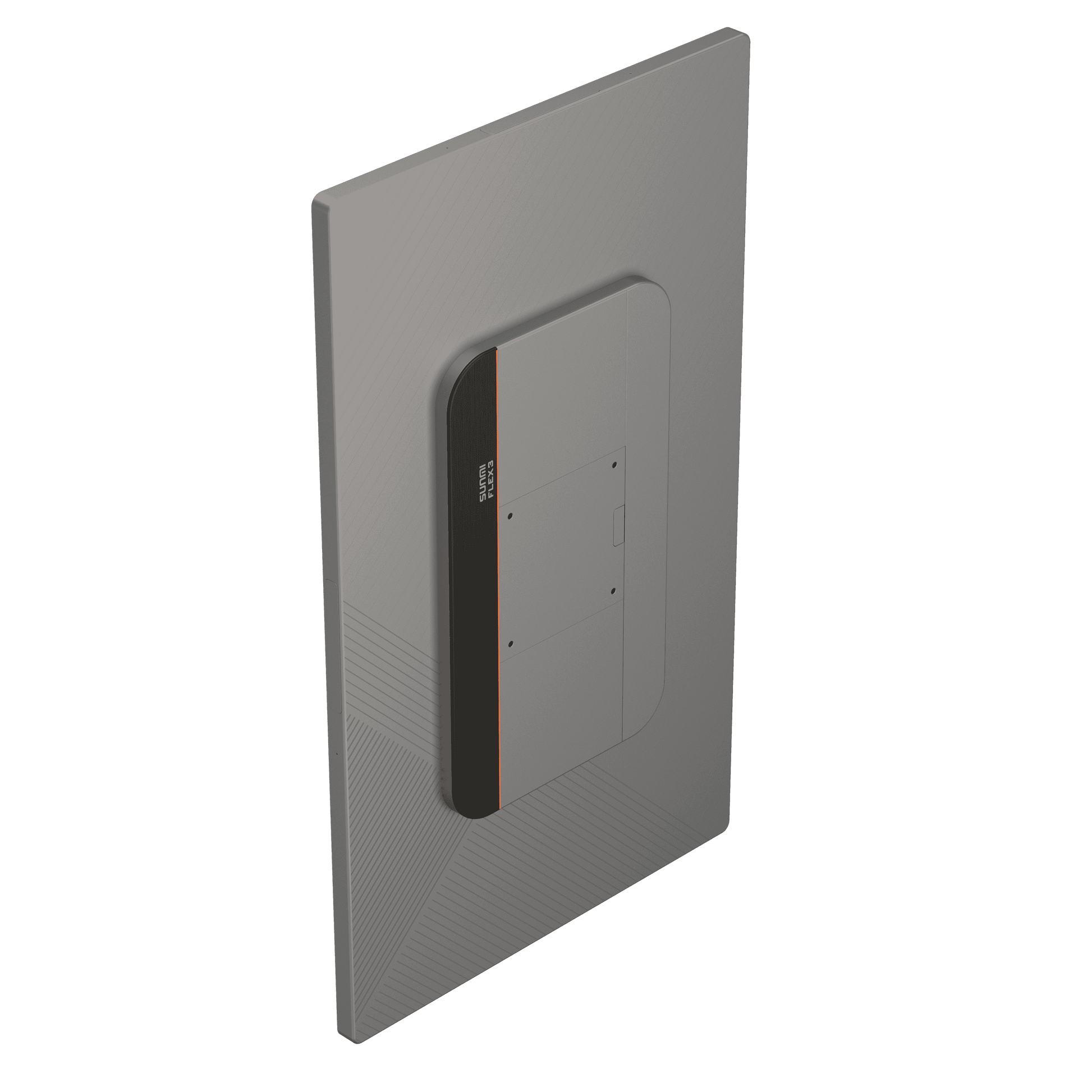 Side view of SUNMI FLEX 3 27 inch POS with modern gray finish