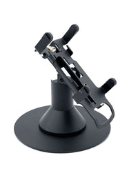 PAX A80 stand, locking low freestanding swivel with round plate
