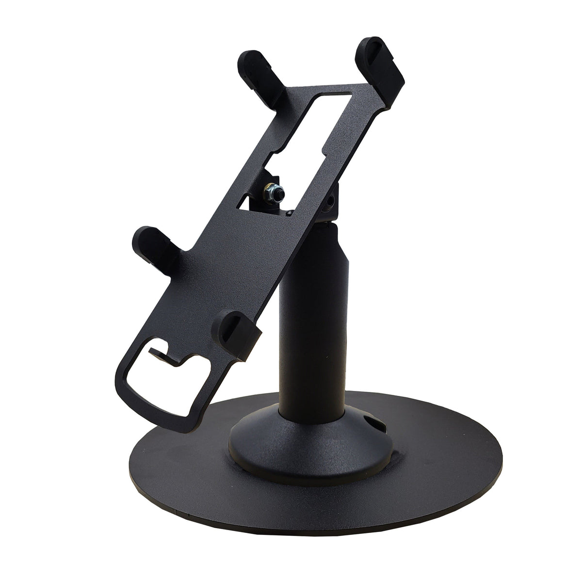 PAX A930 (Shift4) stand, freestanding swivel & tilt with round plate, view 2