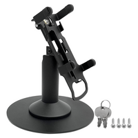 PAX A80 stand, freestanding swivel & tilt lock with round plate