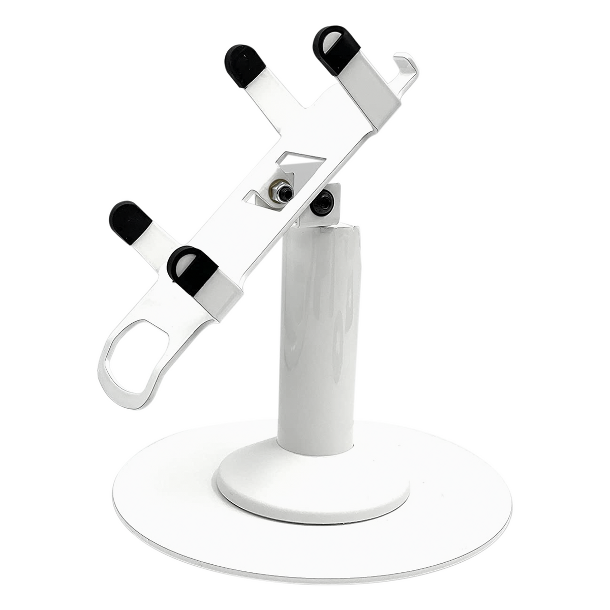 Valor Paytech VL100 stand, freestanding swivel & tilt with round plate (white)