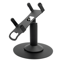 PAX A80 stand, black freestanding swivel & tilt with round plate