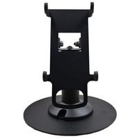 Dejavoo QD2, QD4, & QD5 stand, freestanding swivel & tilt with round plate, view 3