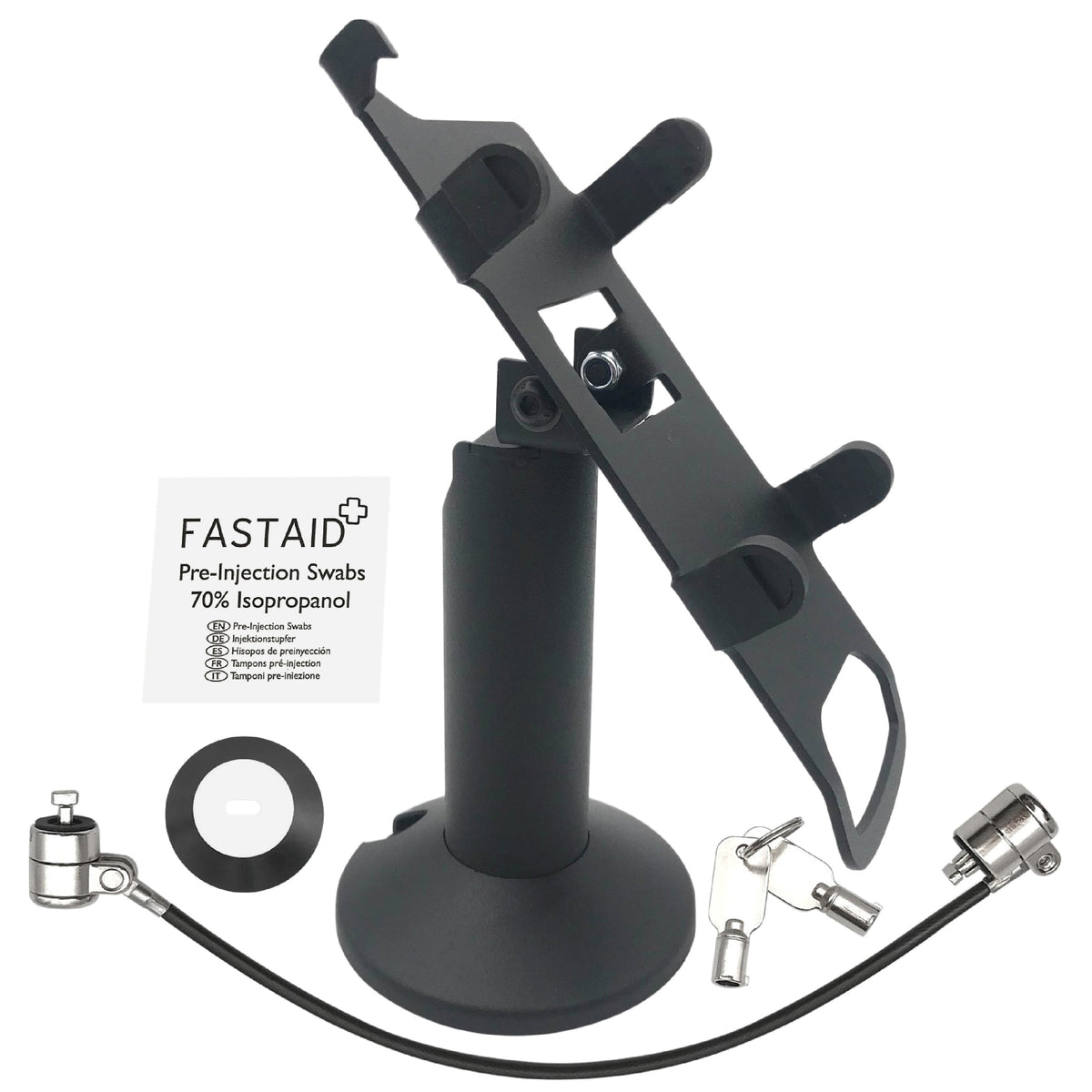 Ingenico Move 3500/5000 stand, swivel & tilt with tether lock