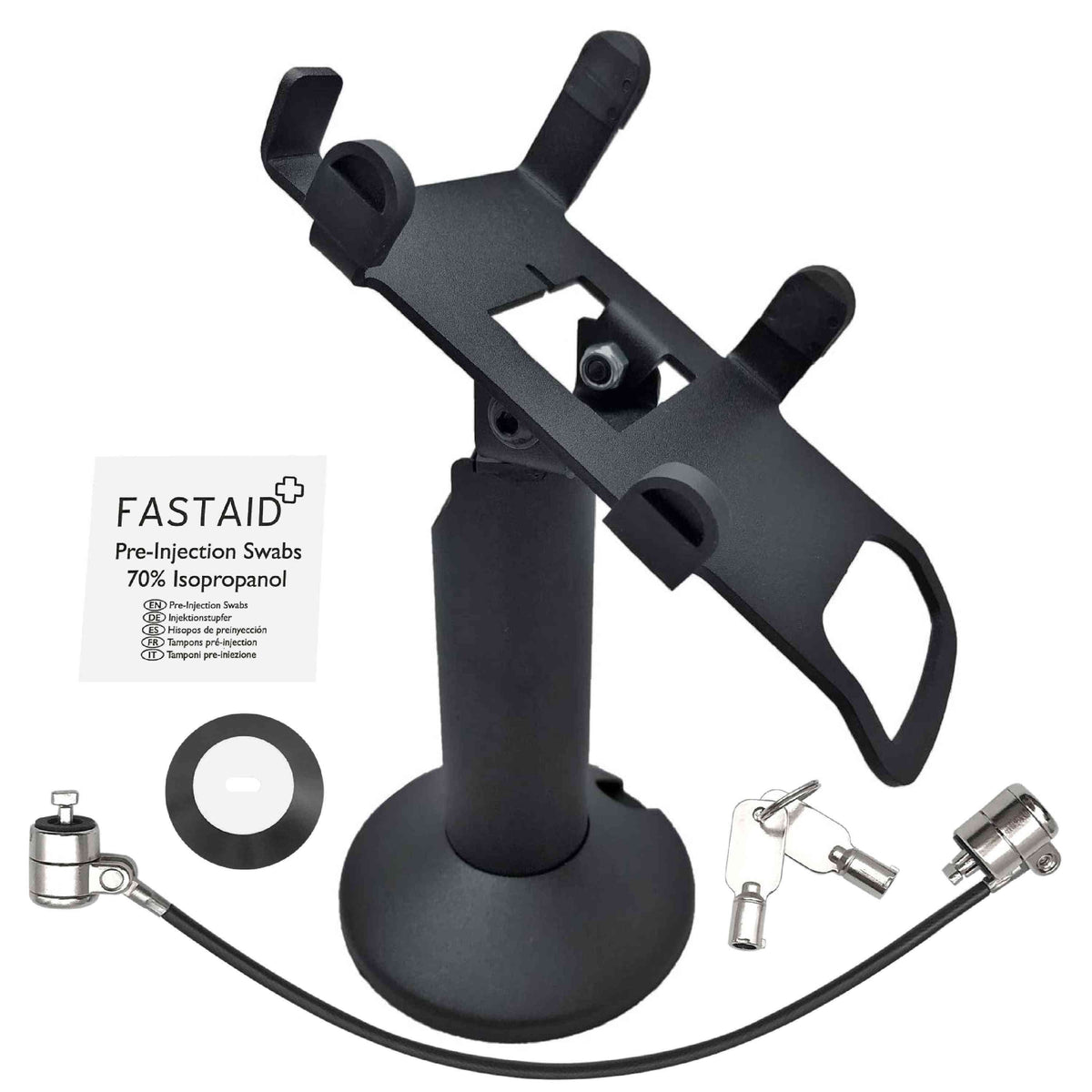 Dejavoo Z3/Z6 stand, swivel & tilt with tether lock