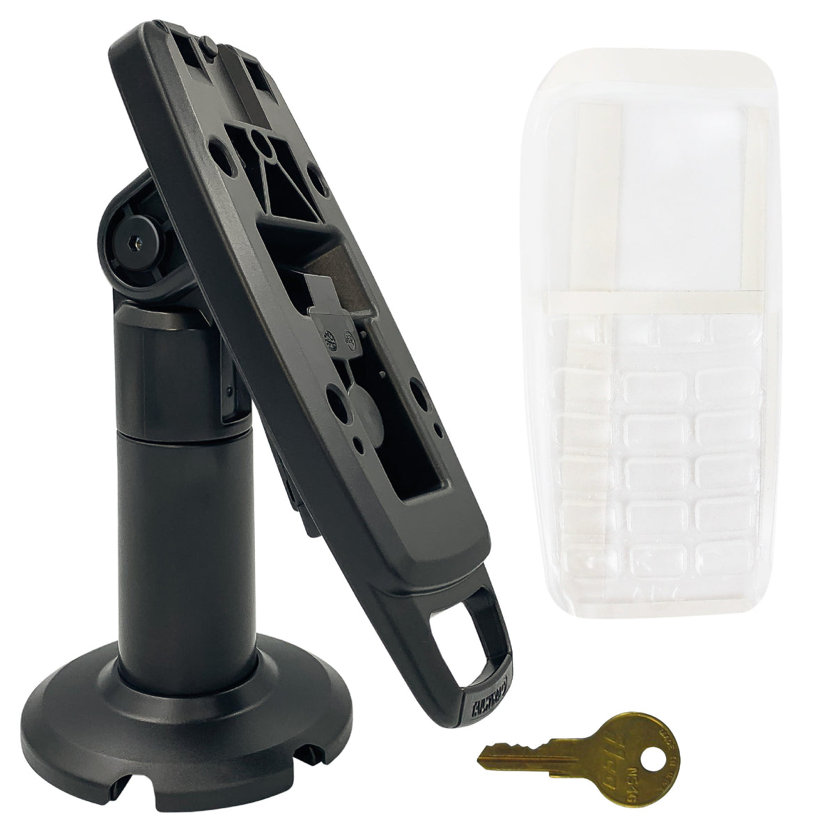 Ingenico iPP310/iPP315/iPP320/iPP350 stand, 7" locking with full device protective cover (fits ipp310/320/350)