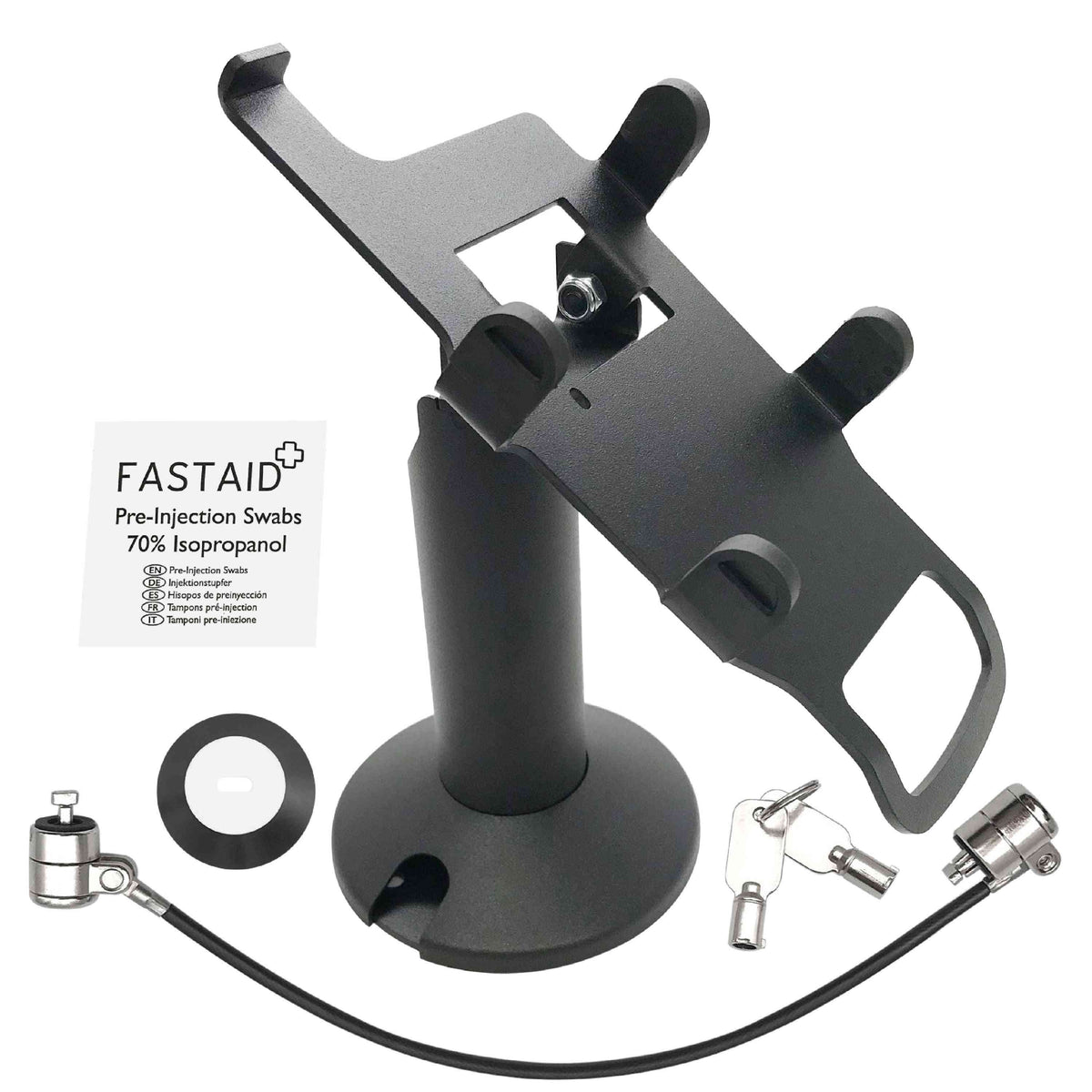 Verifone Vx820 stand, swivel & tilt with tether lock