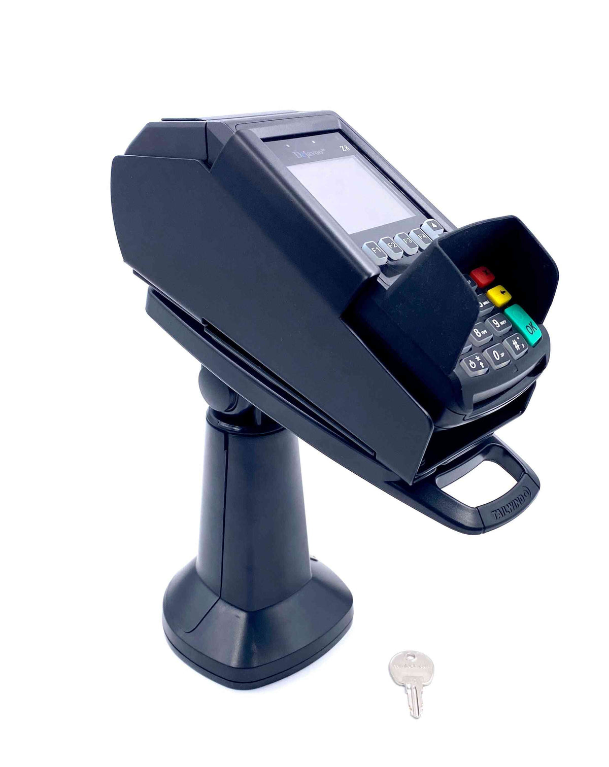 Dejavoo Z8/Z11 stand, havis 7" key locking pole mount (fits z8), view 2