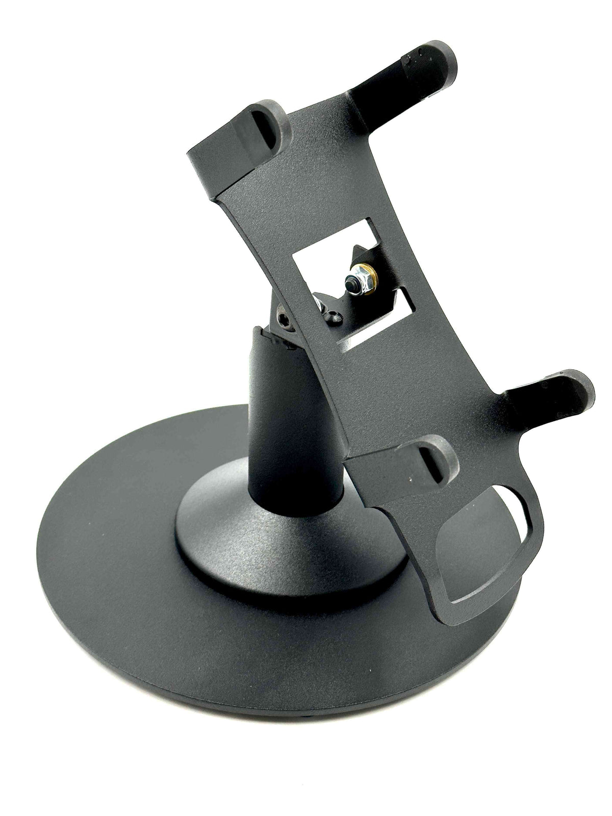 PAX A80 stand, low freestanding swivel & tilt with round plate