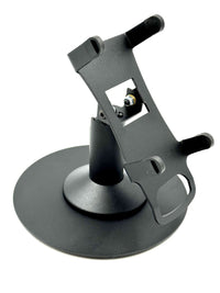 PAX A80 stand, low freestanding swivel & tilt with round plate