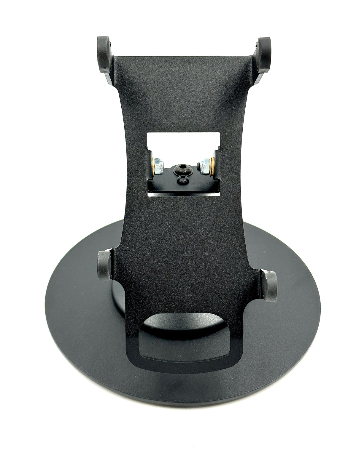 PAX A80 stand, low freestanding swivel & tilt with round plate, view 3
