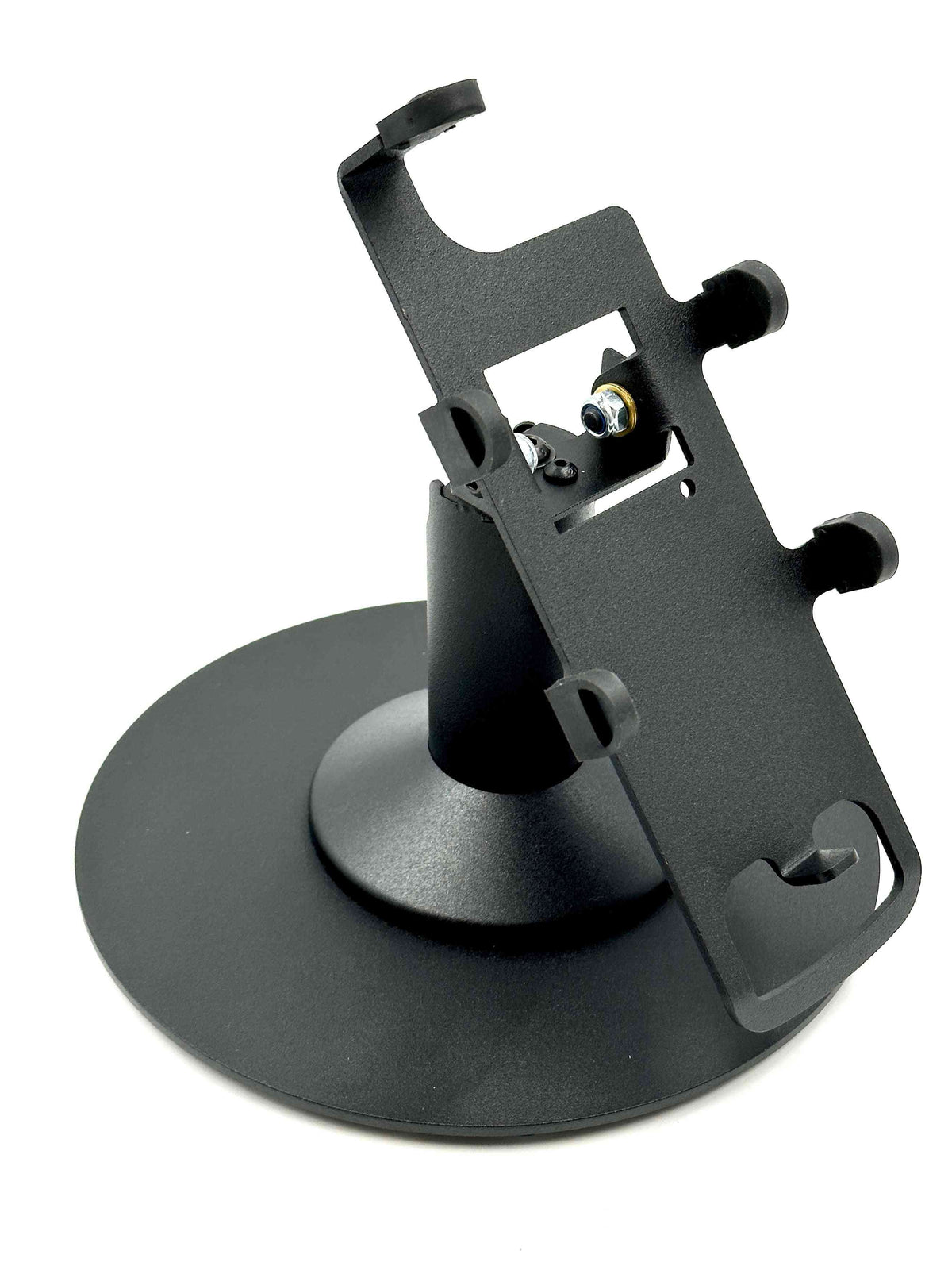 Verifone P200/P400 stand, low freestanding swivel & tilt with round plate
