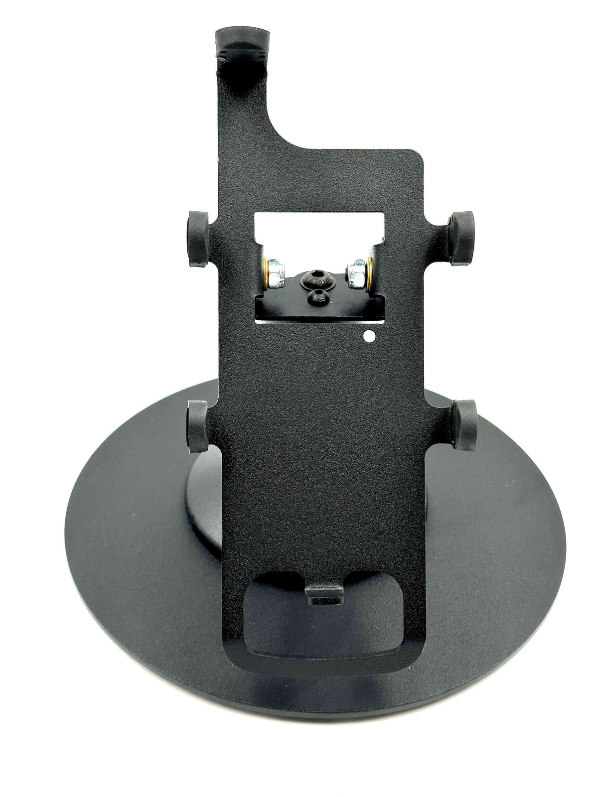Verifone P200/P400 stand, low freestanding swivel & tilt with round plate, view 3