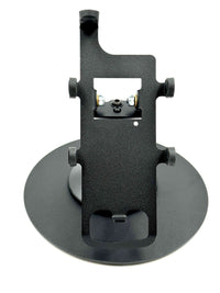 Verifone P200/P400 stand, low freestanding swivel & tilt with round plate, view 3