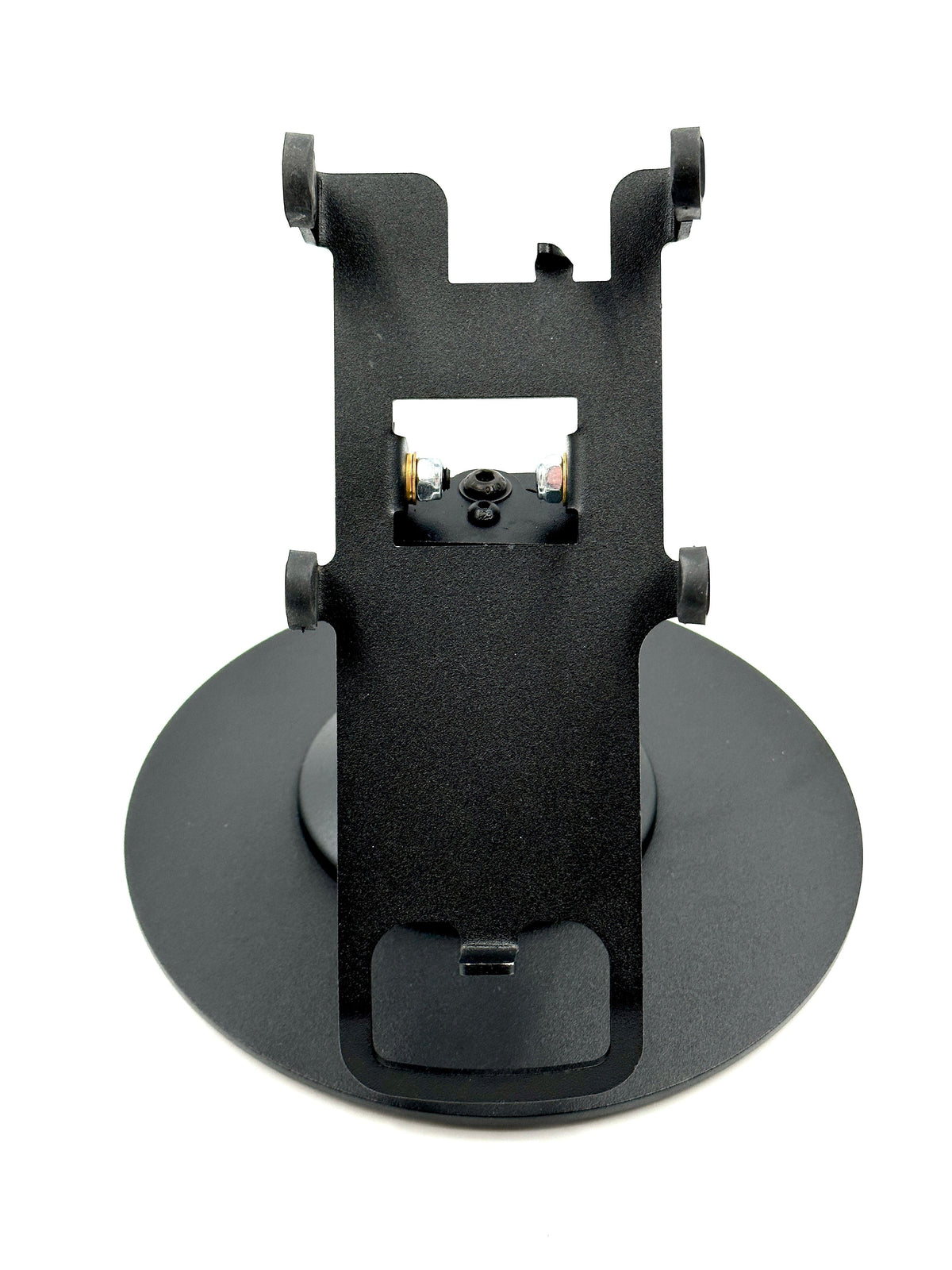Verifone V200/V400 stand, low freestanding swivel & tilt with round plate, view 3