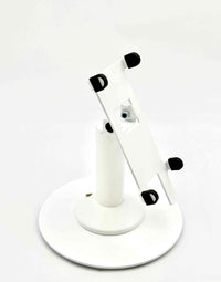 PAX A60 stand, freestanding swivel & tilt with round plate (white)