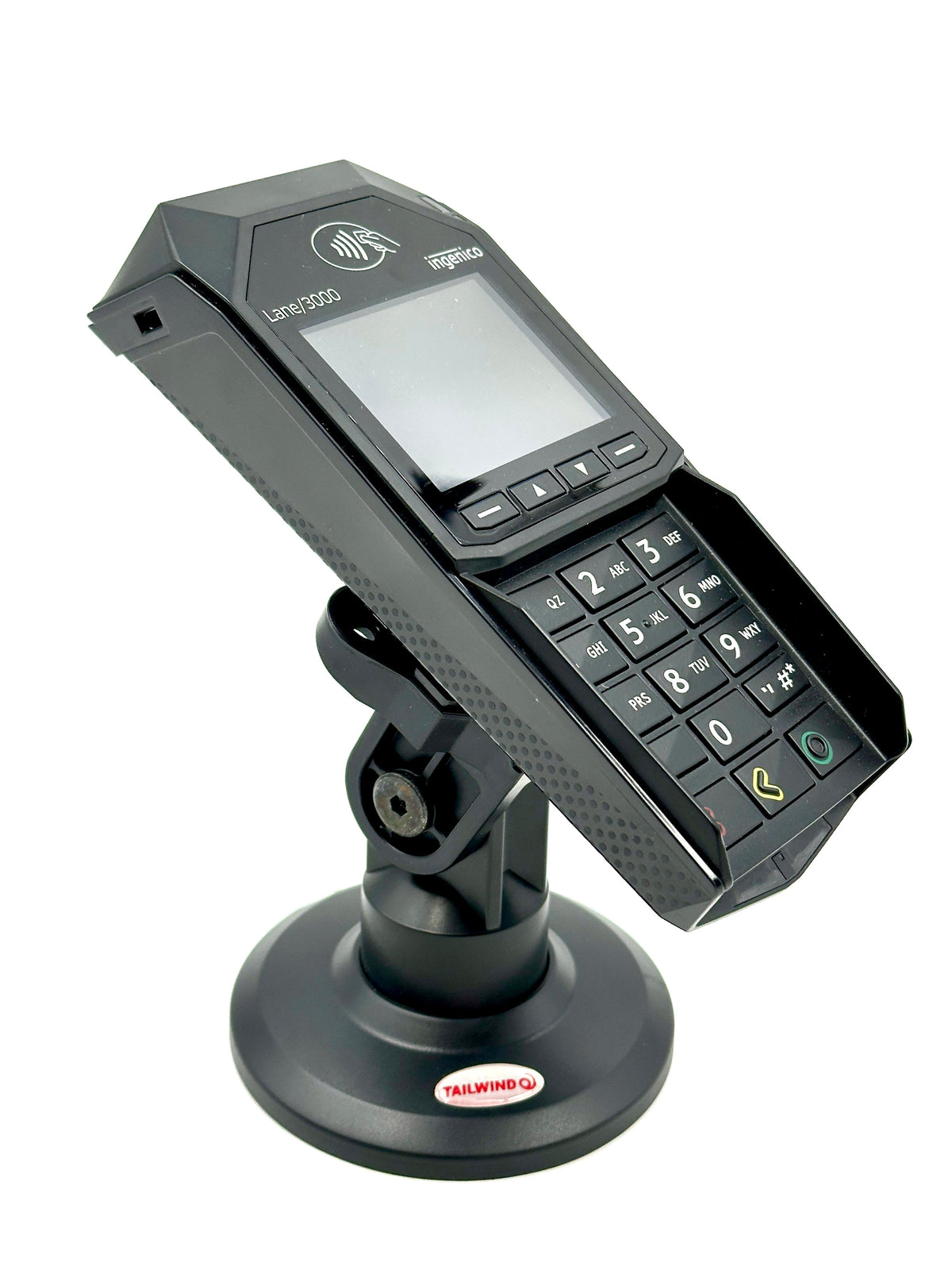 Ingenico Lane 3000/3600/5000/7000/8000 stand, havis compact pole mount (fits lane 3000/5000/7000/8000), view 2